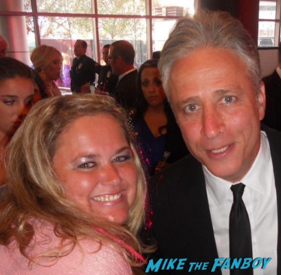 jon stewart fan photo signing autographs for fans rare promo the daily show 