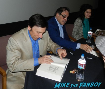 oliver stone signed autograph book signing oliver stone The Untold History of the United States book signing at the aero theater in santa monica ca marquee rare promo