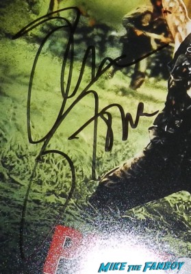 oliver stone signed autograph platoon promo mini movie poster hot war film jfk the doors rare