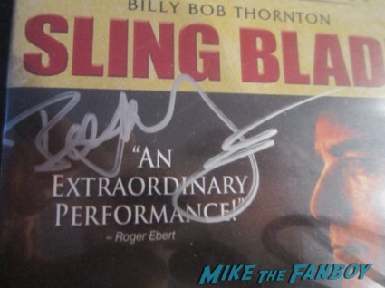 Billy bob thornton signed autograph sling blade rare bad santa dvd cover photo rare promo lauren graham promo rare