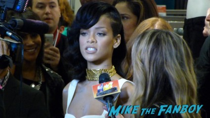 Rihanna Nude perfume meet and greet autograph signing rare perfume bottle macy's rare signing autographs for fans