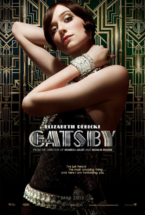 Carey Mulligan the great Gatsby individual promo movie poster hot sexy rare baz luhrmann teaser poster one sheet rare 