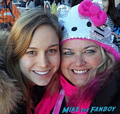 Brie Larson Fan Photo signing autographs for fans sundance film festival 2013 hot sexy star rare promo