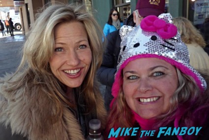 Joey Lauren Adams Fan Photo signing autographs for fans sundance film festival 2013 hot sexy star rare promo