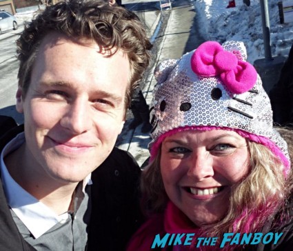Jonathan Groff Fan Photo signing autographs for fans sundance film festival 2013 hot sexy star rare promo