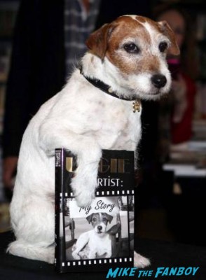 uggie paw print signing and book autograph signing the artist dog paw print waterstones london