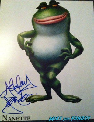 Ashley Jensen signed autograph gnomeo and juliet photo rare promo signature frog rare ugly betty