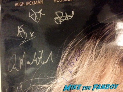 les miserables signed autograph movie poster promo amanda seyfried signature russell crowe hugh jackman eddie redmayne
