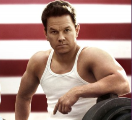 Pain & Gain movie poster one sheet marky mark wahlberg shirtless hot sex muscle bicep flex tank top rare dwayne johnson the rock