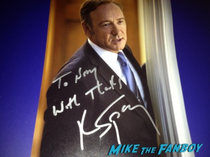 Kevin Spacey signed autograph photo fanmail rare promo signature the ref the usual suspects rare promo