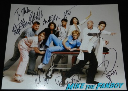 nurse jackie signed autograph season 3 cast photo rare promo eddie falco anna deveare smith paul schulze autograph cast photo