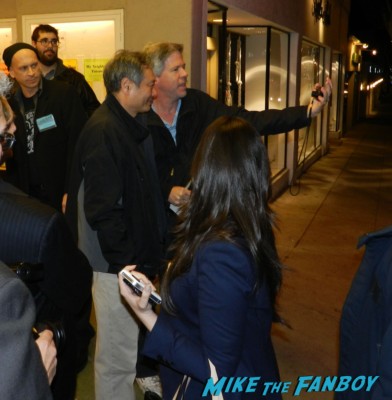 ang lee signing autographs for fans life of pi director rare promo sense and sensibility aero theater life of pi q and a