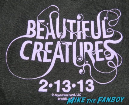 beautiful creatures dark caster rare promo shirt giveaway rare san diego comic on exclusive giveaway shirts 005
