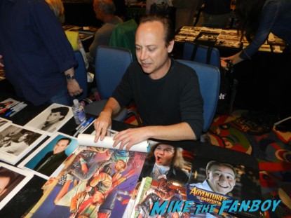 keith coogan signing autographs for fans adventures in babysitting don't tell mom the babysitter's dead star now 2013 rare promo