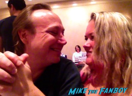 Keith coogan fan photo pinky from mike the fanboy signing autographs for fans rare promo