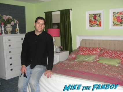 Ellie and Andy's bedroom from cougar town set visit ian gomez christa miller rare