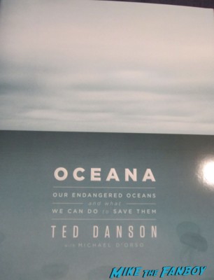 Ted Danson oceana book signing lacma lecture rare promo