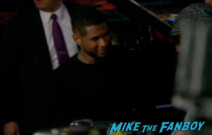 Usher arriving at The Voice Season 4 premiere christina aguilera blake shelton usher red carpet premiere 