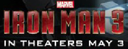 Iron Man 3 rare logo promo press release hot sexy iron man suit rare