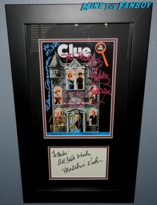 clue the movie signed autograph movie poster michael mckean tim curry lesley ann warren christopher lloyd signed autograph clue the movie poster 046 christopher lloyd signed autograph clue the movie poster 043clue the movie signed autograph movie poster michael mckean tim curry lesley ann warren christopher lloyd signed autograph clue the movie poster 046