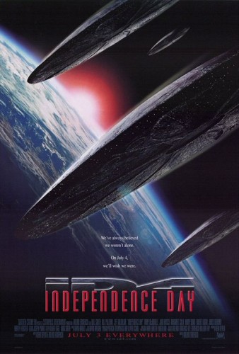 Independence Day ID4 rare promo movie poster one sheet rare hot will smith jeff goldblum rare independence_day_ver2