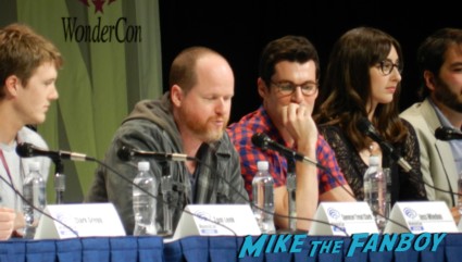 Much Ado about nothing wondercon panel joss whedon Nick Kocher, Clark Gregg, Jillian Morgese, Sean Maher, Romy Rosemont and Brian McElhaney, along with cinematographer Jay Hunter wondercon 2013 cosplay costumes convention floor rare 004