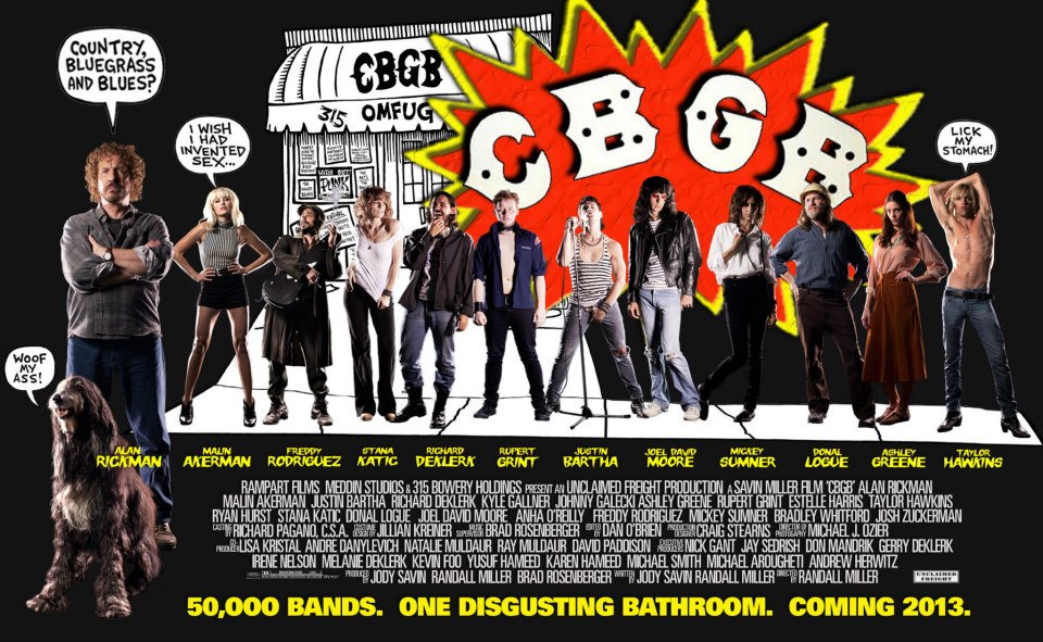 CBGB one sheet uk quad movie poster CBGB rare promo poster movie one sheet rare malin akerman blondie debbie harry