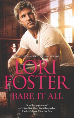 Lori Foster Bare it all dust jacket book cover written revelry lori foster rare promo
