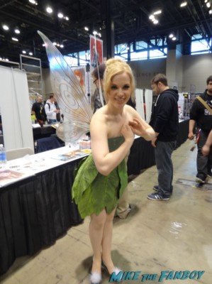 c2e2 cosplayers 2013 tinkerbell  rare costume promo hot blonde fairy cosplay