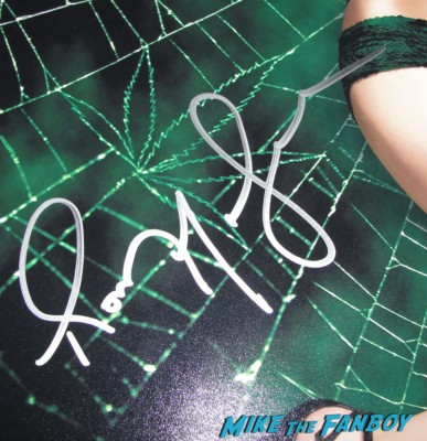 Romany Malco signed weeds season 5 promo poster rare hot sexy signature 