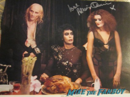 patricia quinn magenta signed autograph rocky horror picture show one sheet poster rare