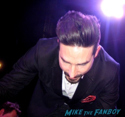 Kevin Richardson from the backstreet boys signing autographs at the backstreet boys 20th anniversary celebration in los angeles 