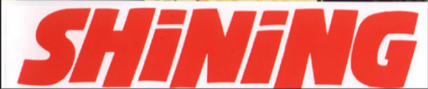 the shining logo rare stanley kubrick promo logo title jack nicholson