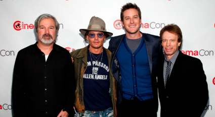 CinemaCon The Lone Ranger panel livestream q and a Johnny Depp, Armie Hammer, director Gore Verbinski and Jerry Bruckheimer