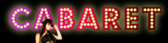 cabaret title logo rare new broadway revival hot promo