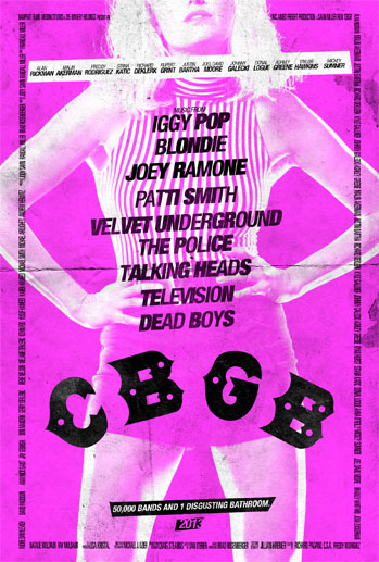 CBGB rare promo poster movie one sheet rare malin akerman blondie debbie harry