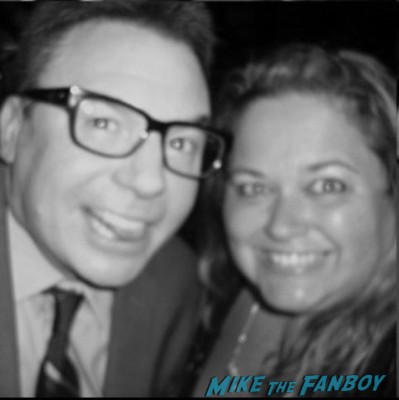 Mike Myers fan photo rare signing autographs for fans rare promo wayne's world austin powers rare