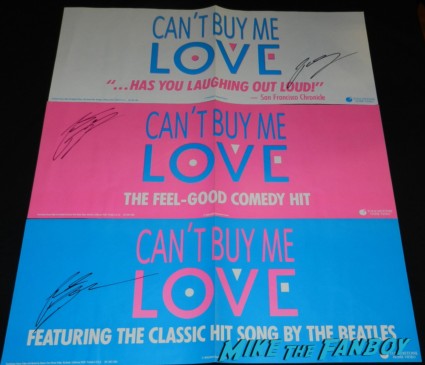 patrick dempsey signed autograph can't buy me love promo mini movie posters rare  elisabeth moss signing autographs for fans 021