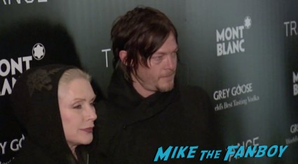 norman reedus on the red carpet at the trance movie premiere new york red carpet photos rosario dawson