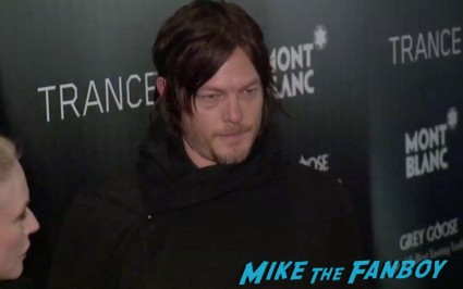 norman reedus on the red carpet at the trance movie premiere new york red carpet photos rosario dawson