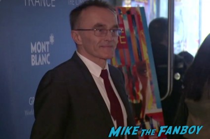 danny boyle on the red carpet at the trance movie premiere new york red carpet photos rosario dawson