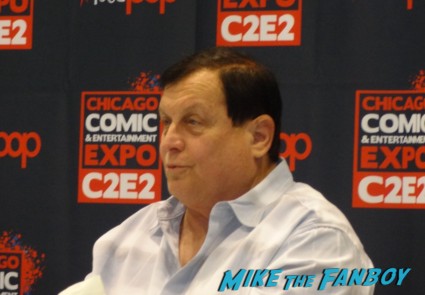 Burt Ward signing autographs at the Chicago Comic and entertainment expo c2e2 banner logo rare