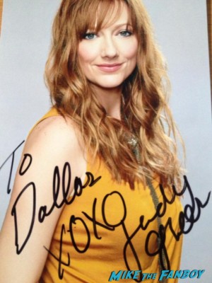 Judy Greer signed autograph photo rare hot sexy singer photo shoot