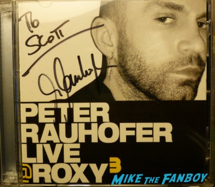 Live @ Roxy 4 Peter Rauhofer signed autograph CD rare dj set promo poster rare hot  April 29, 1965 – May 7, 2013 live in concert rare dj set 