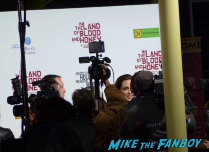 Angelina Jolie at the in the land of blood and honey movie premiere