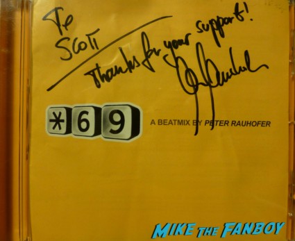 Peter Rauhofer signed autograph CD rare dj set promo poster rare hot  April 29, 1965 – May 7, 2013 live in concert rare dj set 