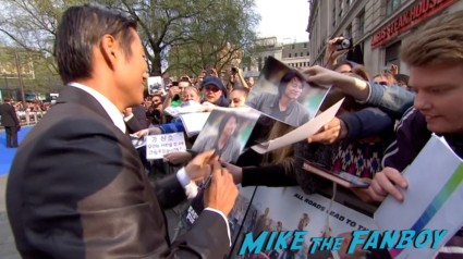 sung fang signing autographs Fast And Furious 6 London UK Premiere Report & Photo Gallery! Paul Walker! Luke Evans! Vin Diesel! Michelle Rodriguez! Jordana Brewster! Ludacris! Tyrese! Autographs! Photos! And More!