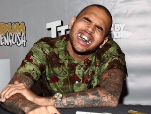 chris brown with a crazy grill in his mouth rare hot sex singer 