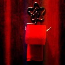 red toilet paper