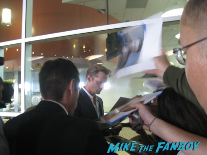 alexander Skarsgard signing autographs for fans at The East Movie Premiere Report! Karalee Meets Alexander Skarsgard! Ellen Page! James Cromwell! Autographs! Photos! And More!